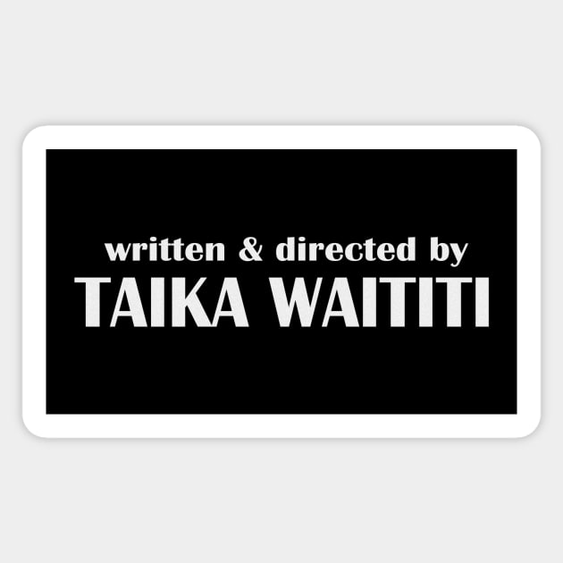 Taika Waititi Sticker by RoanVerwerft